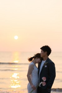 【sunset photo Wedding】